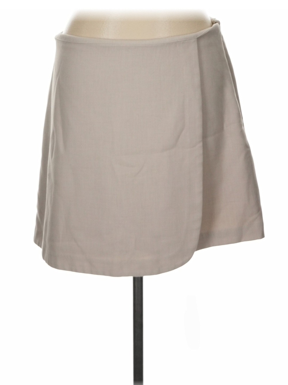 Abercrombie & Fitch Neutral A-Line Mini Skirt in Light Beige